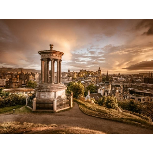 A view from Carlton Hill, Edinburgh, Scotland