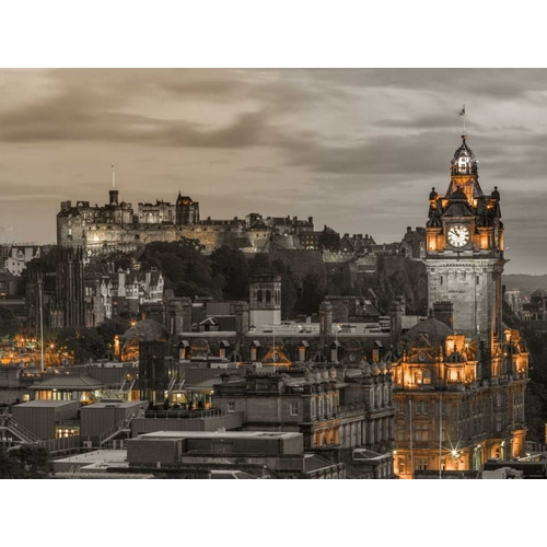 Edinburgh Castle and The Balmoral Hotel, Scotland, FTBR-1917