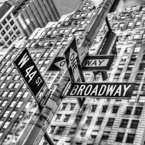 Street signs in New York City