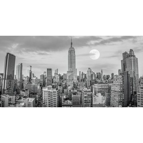 Frank, Assaf 아티스트의 Empire State Building with Manhattan skyline - New York City 작품