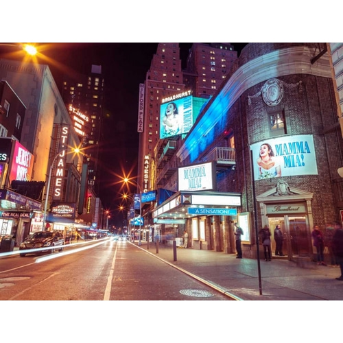 Times square and Broadway at night - New York City