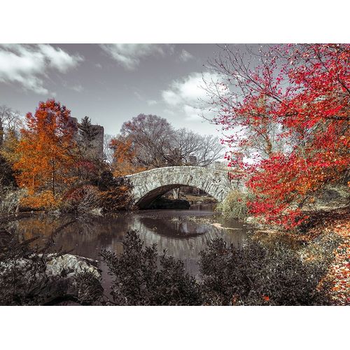 Gapstow bridge in the Autumn, Central park, New York