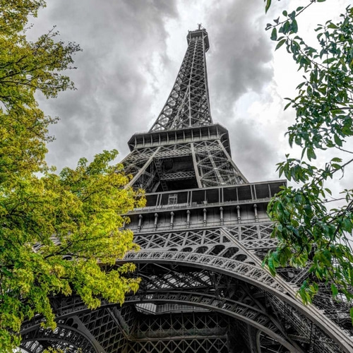 Famou Eiffel tower, Paris, France
