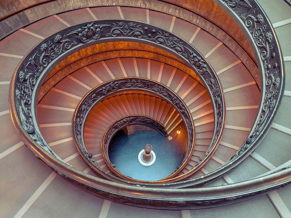 Spiral staircase at the Vatican museum, Rome, Italy