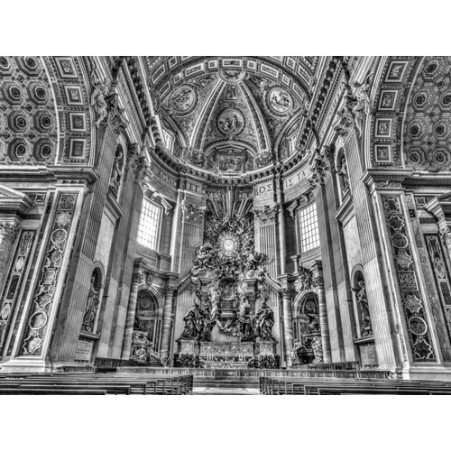 Inside of St. Peters Basilica, Rome, Italy