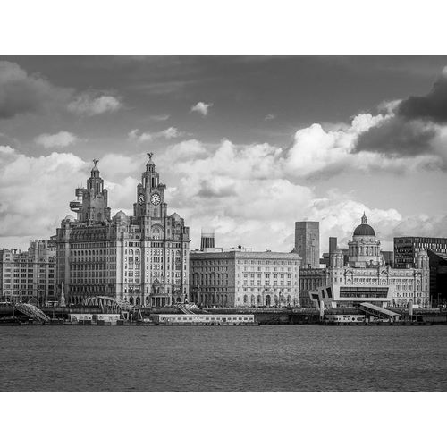 Liverpool city skyline across the River Mersey, UK, FTBR-1870