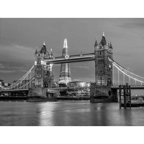 Tower bridge over river Thames in London, UK