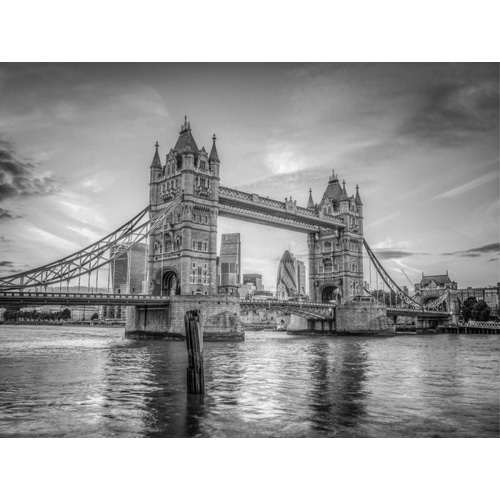 Famous Tower Bridge over River Thames, London, UK