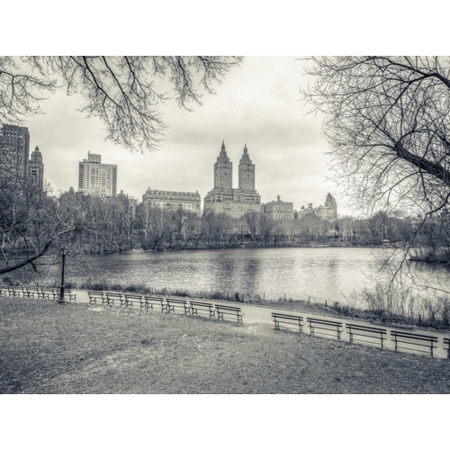 Central park with Manhattan skyline, New York