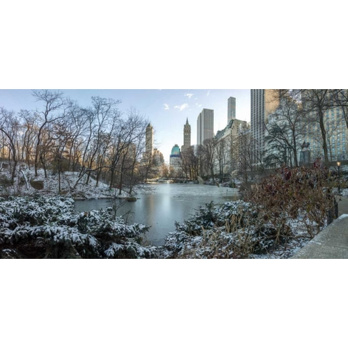 Central park with Lower Manhattan skyline, New York