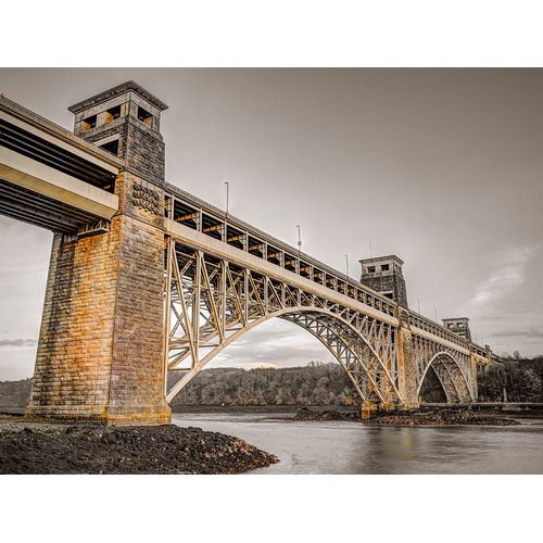 Frank, Assaf 아티스트의 Britania bridge in Conwy-North Wales 작품