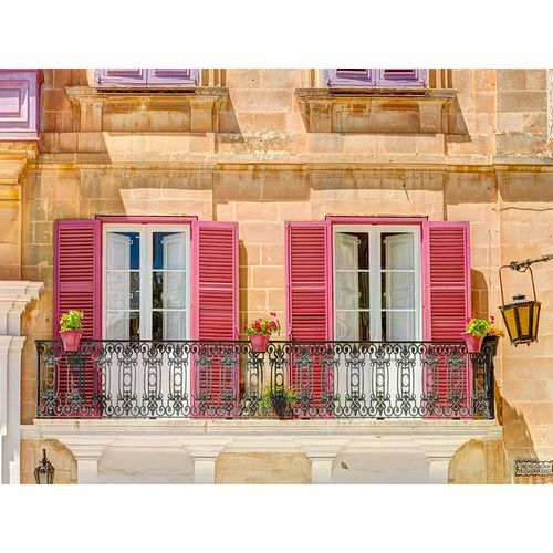 Frank, Assaf 아티스트의 Traditional Maltese house in Mdina-Malta 작품