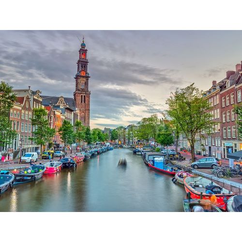 Frank, Assaf 아티스트의 Canal through Amsterdam city 작품