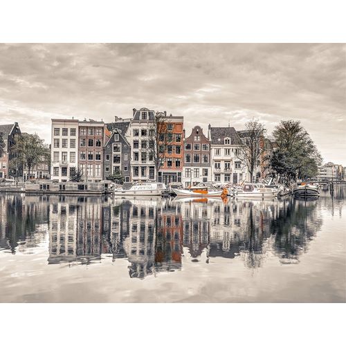 Frank, Assaf 아티스트의 Amsterdam townhouses by the canal 작품