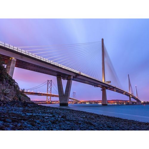 Queensferry Crossing in the evening, Scotland