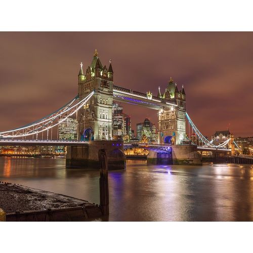 Frank, Assaf 아티스트의 Tower bridge at night-London 작품