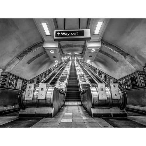 Escalators-London Underground