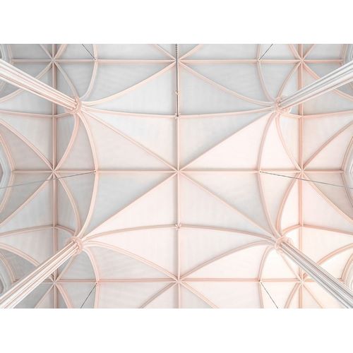 Architectural church ceiling