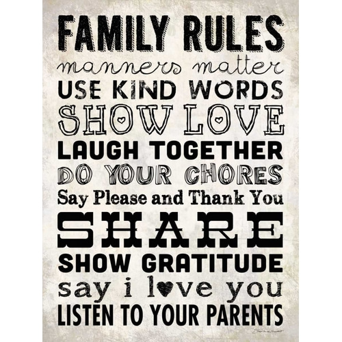 Family Rules - Cream II