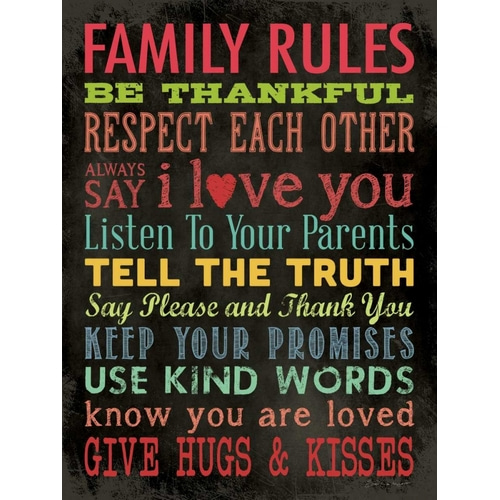 Family Rules - Color