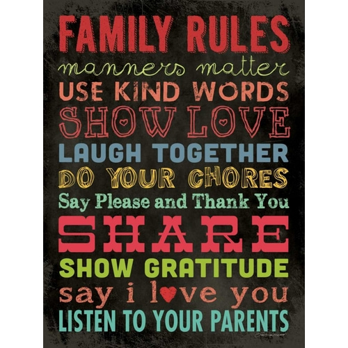 Family Rules - Color II