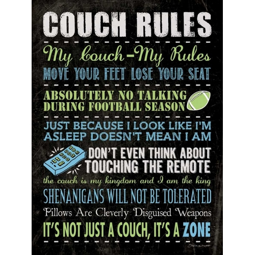 Couch Rules - Black