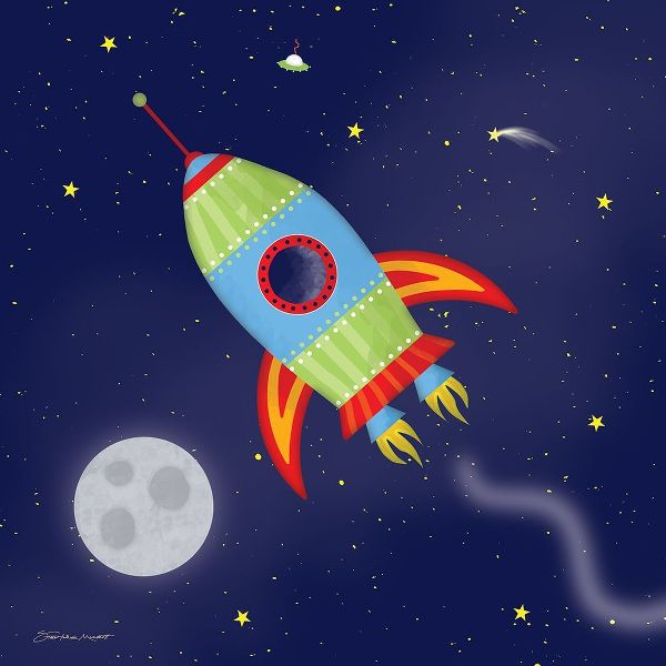 Rocket In Space