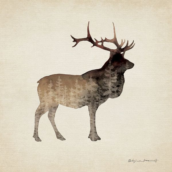 Marrott, Stephanie 작가의 Forest Elk 작품