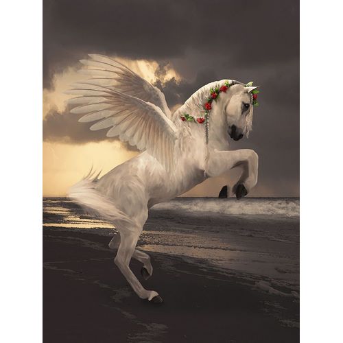 Pegasus With Roses