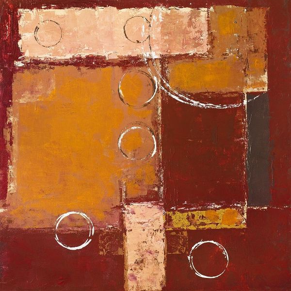 Circles on red-brown II