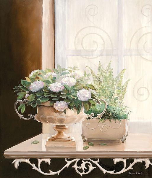 FLOWERS AT THE WINDOW I