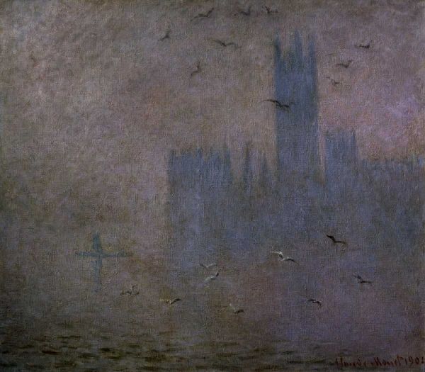 Houses of Parliament, Seagulls, 1904