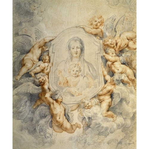 Image of the Virgin Portrayed with Angels