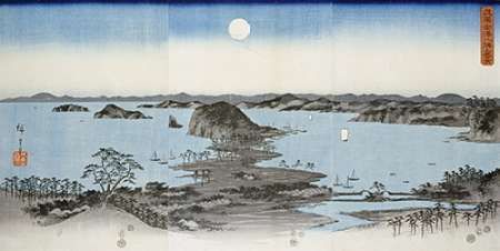 Night View of Kanazawa In Musashi Province