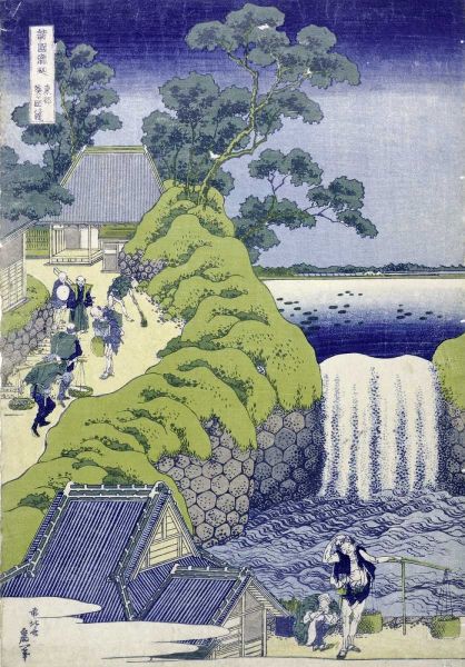 Hokusai 아티스트의 Aoigaoka Waterfall in the Eastern Capital작품입니다.