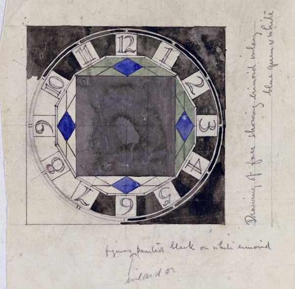 Design For Clock Face, 1917