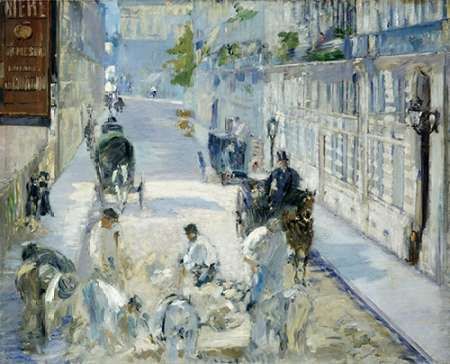 Rue Mosnier with Workmen