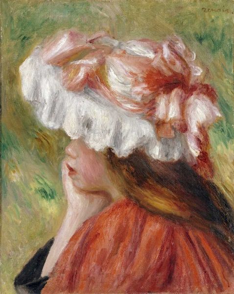 Head of a Young Girl In a Red Hat
