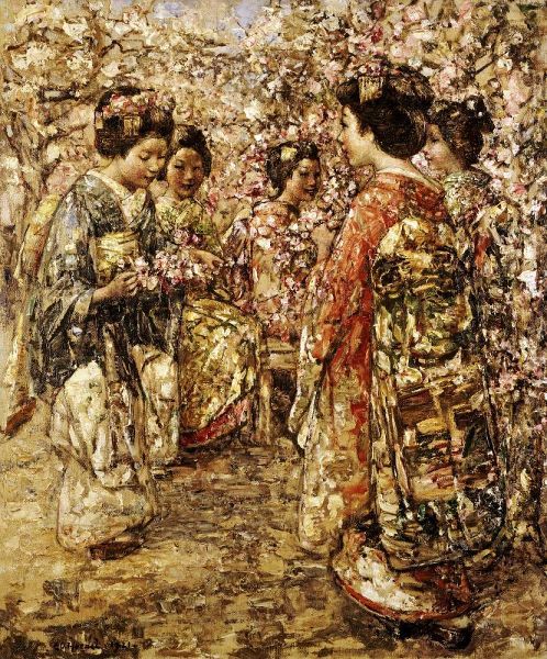 Hornel, Edward Atkinson 아티스트의 Five Japanese Girls Among Blossoming Trees작품입니다.