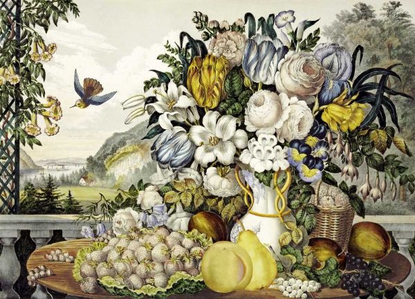 Landscape, Fruit and Flowers