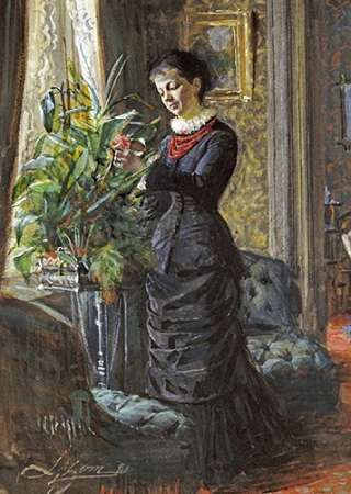 Portrait of Fru Lisen Samson