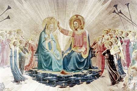 Coronation of The Virgin - Detail