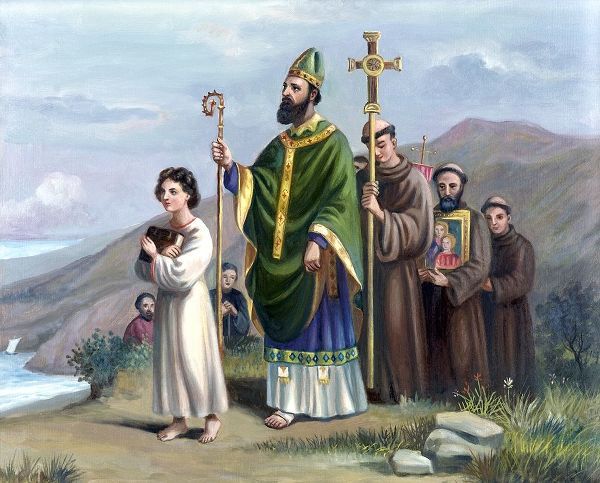 Saint Patrick Journeys To Tara