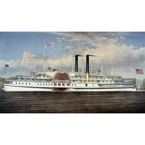 Peoples Line - Hudson River, The Palace Steamers of The World