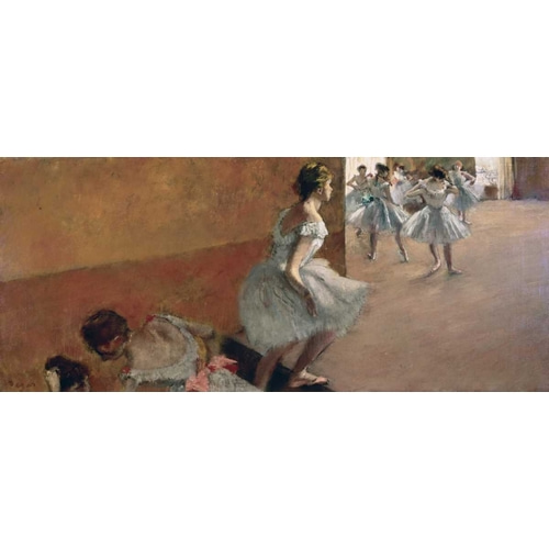 Danseuses montant un escalier, 1886-1890