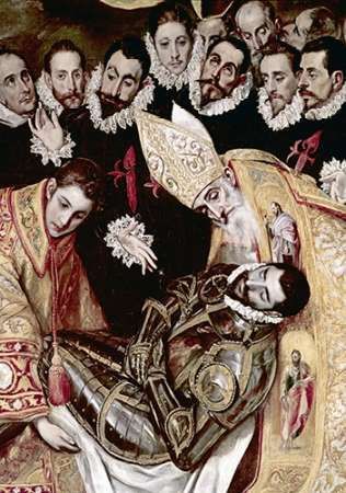 Burial of Count Orgaz - Detail