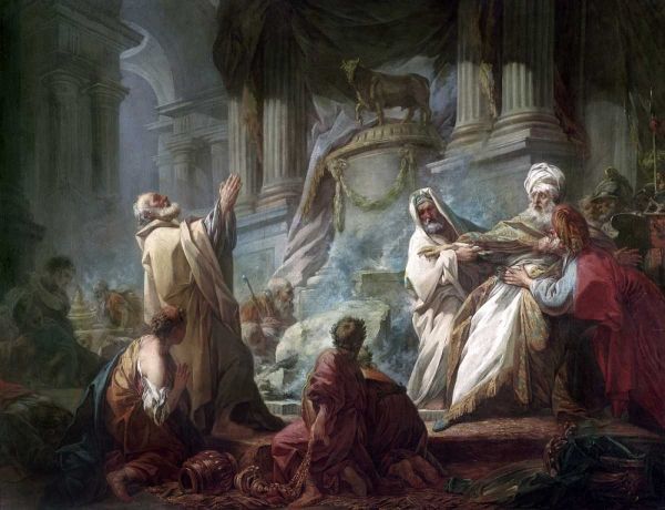 Jeroboam Sacrificing To The Idols