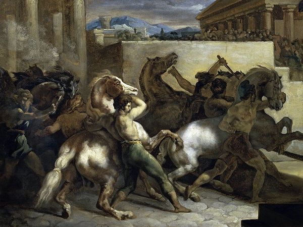 Run of The Wild Horses In Rome