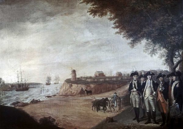 Washington at Yorktown After Surrender, 1781
