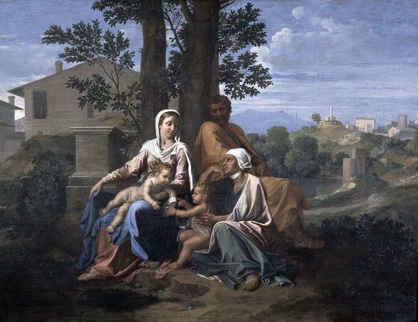Holy Family In a Landscape
